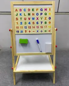 Kids 2-In 1-Educational Whiteboard And Blackboard