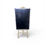 Wooden A-frame chalkboard menu sign, 90cm x 60cm, freestanding for café or restaurant entrance